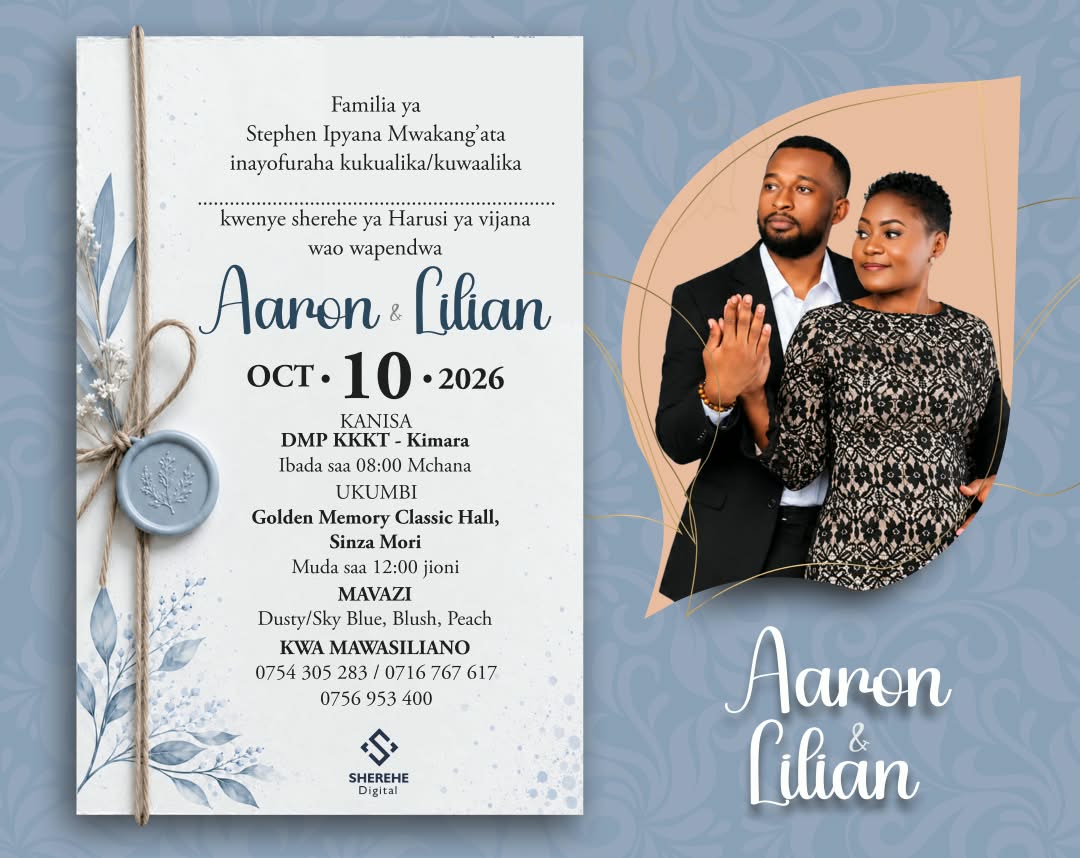 Harusi ya Aaron & Lilian